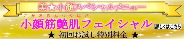 小顔筋艶肌フェイシャル